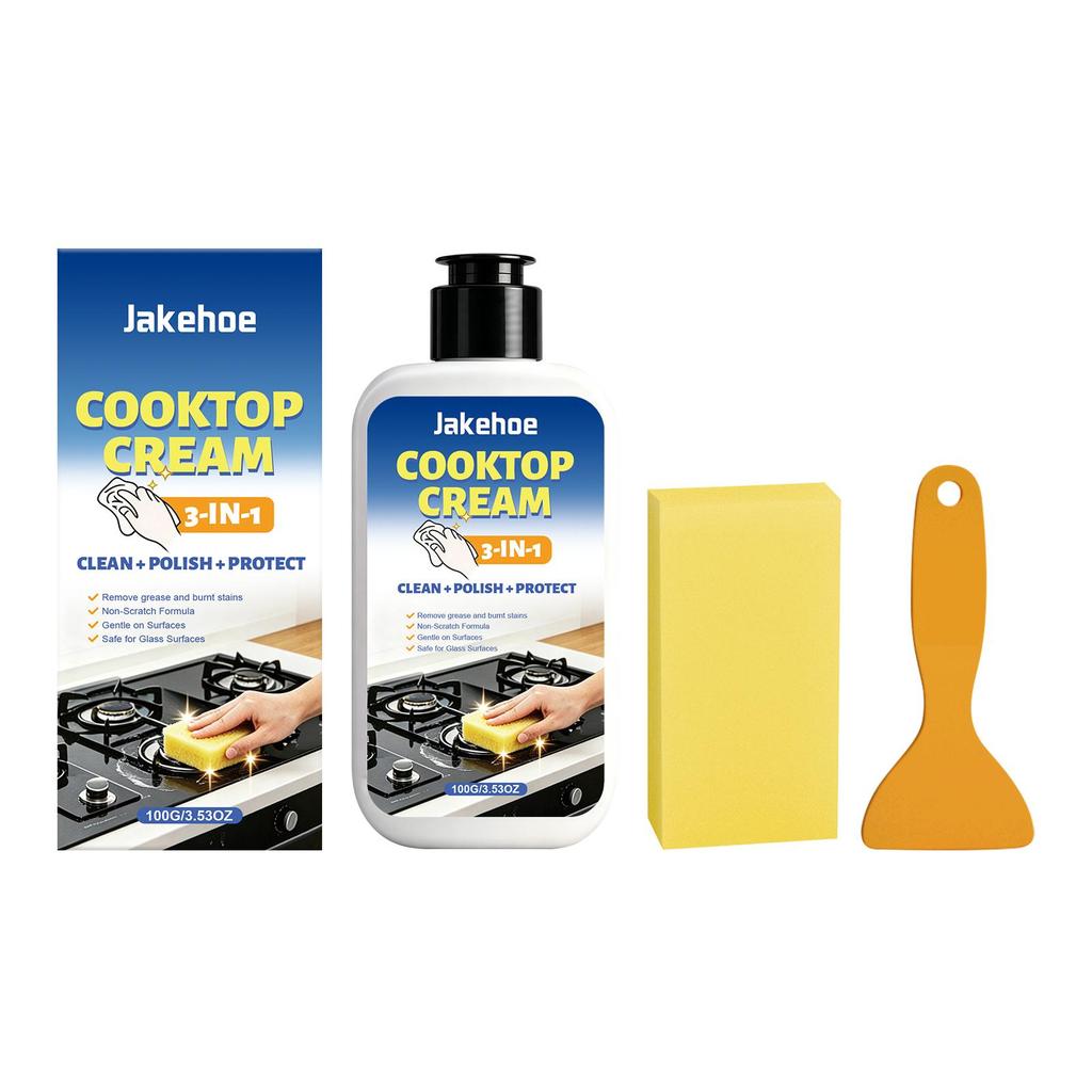 Jakehoe home stove care spray is easy to operate and is suitable for daily surface cleaning and maintenance of kitchen countertops 1SET