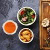 DOITOOL Ceramic Seasoning Dishes: 2Pack Porcelain Sushi Dipping Bowl, Soy Sauce Dishes Ketchup Saucer Appetizer Plates Serving Dish for Home Kitchen,
