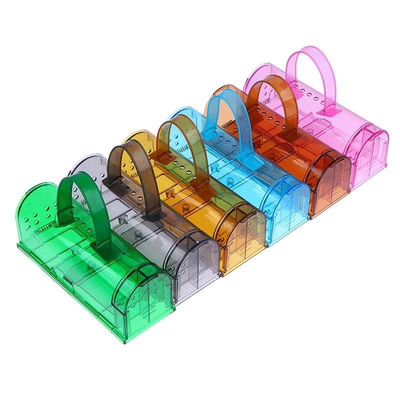 Умная самоблокирующаяся ловушка для мышей, безопасная, прочная, прозрачная бытовая ловушка для мышей