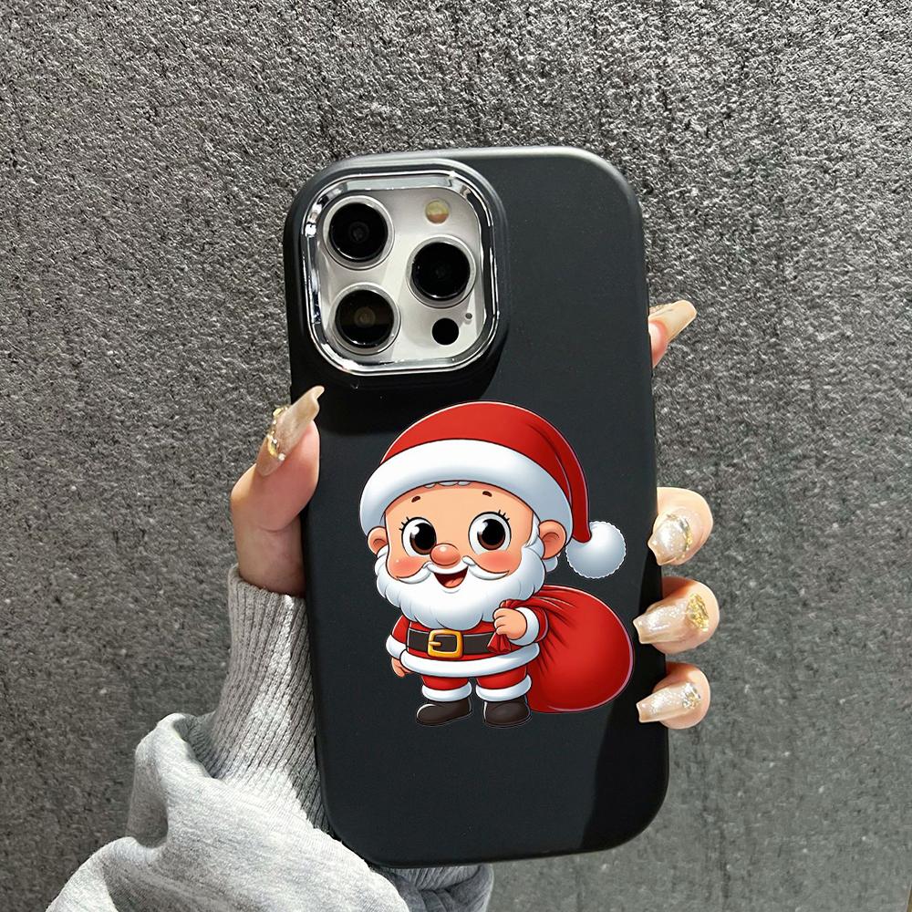 N98 С Новым годом, Рождеством, мягкие чехлы для телефонов iPhone 16 Pro Max Xiaomi 11 Lite Redmi 13C Note 11s, защитная рамка для камеры, задняя крышка