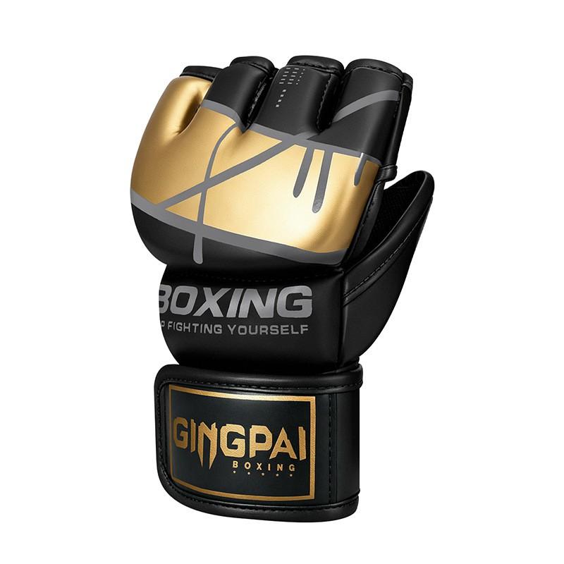 Half-Finger MMA Training Gloves Boxing Muay Thai Kickboxing Sandbag Sparring Unisex Adult