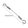 Adjustable Automatic Wire Rope Spring Hook Clothesline Picture Hanging Solution System Suspension Code Stainless Steel Cable