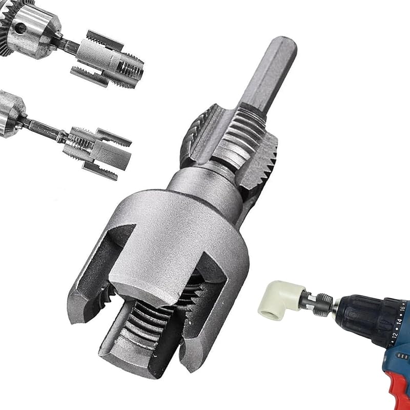 Интегрированный инструмент для нарезания внутренней и внешней трубной резьбы, новый инструмент для нарезания трубной резьбы 2025 года, 1/2" (DN15) 3/4" (Ду20) Инструмент для нарезания резьбы на трубах разных размеров