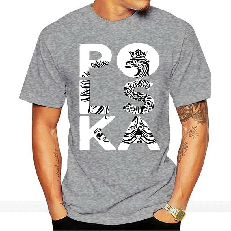 Men T Shirt Polska Poland Original Crowned Eagle cotton tshirt men summer fashion tshirt euro size