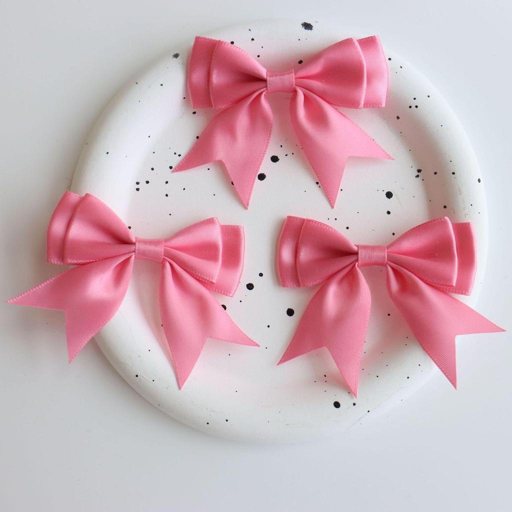 Double-Layer 8-Minute Polyester Swallowtail Ribbon Waist Bow and Headdress Accessory