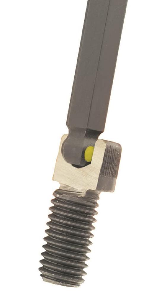 BONDHUS Hex Wrench with Screw Black Oxide Set PBLX7M 74992 ProHold® (L-Wrench Grip) Set, Finish, 7-Piece (1.5, 2, 2.5, 3, 4, 5, 6mm) No.