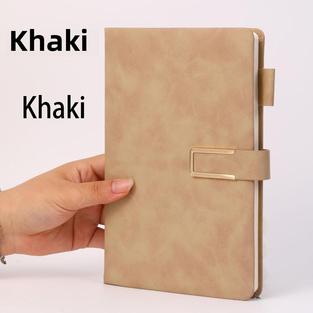 Персонализация офисного блокнота формата А5 с пряжкой-логотипом