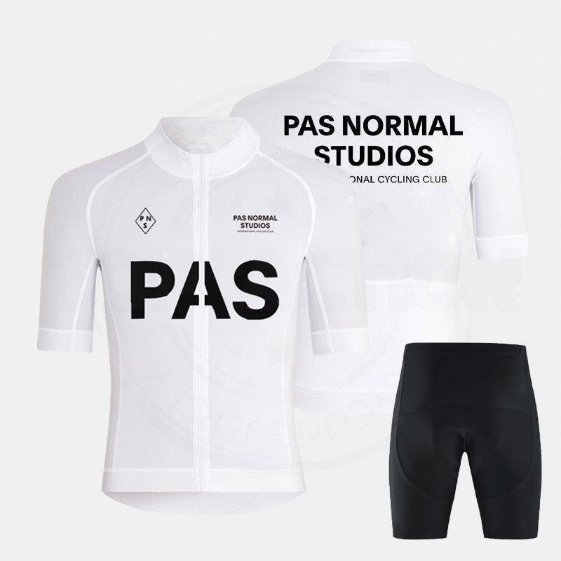 Mens Breathable Cycling Jersey Set With Bib Shorts Sportswear Road Bike Riding