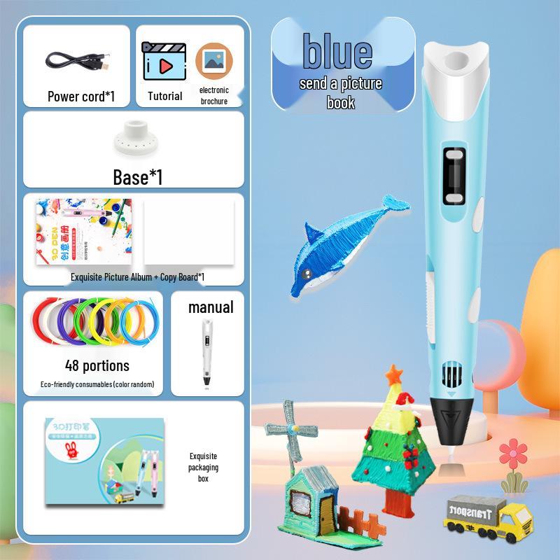 Детский 3D-принтер ручка: Волшебный инструмент для рисования в стиле TikTok