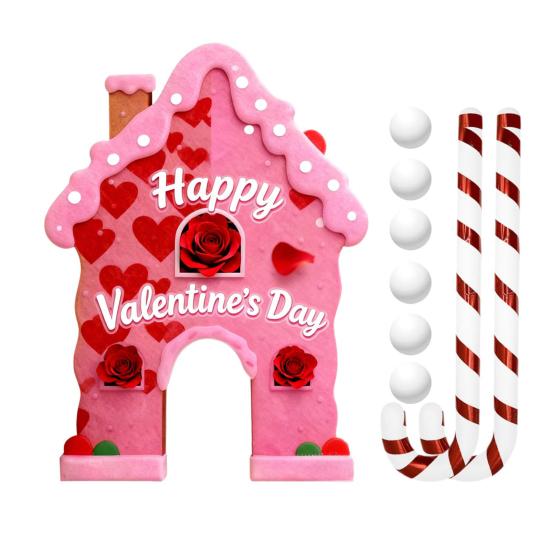 Набор для игры в пряничный гольф Yousheng Мини-поле для гольфа с клюшкой и мячами в виде леденцов Рождественская игра для семейной вечеринки Домашнее развлечение в помещении