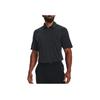 Under Armour Однотонная рубашка-поло для гольфа с коротким рукавом, мужская, черная 1378673-001
