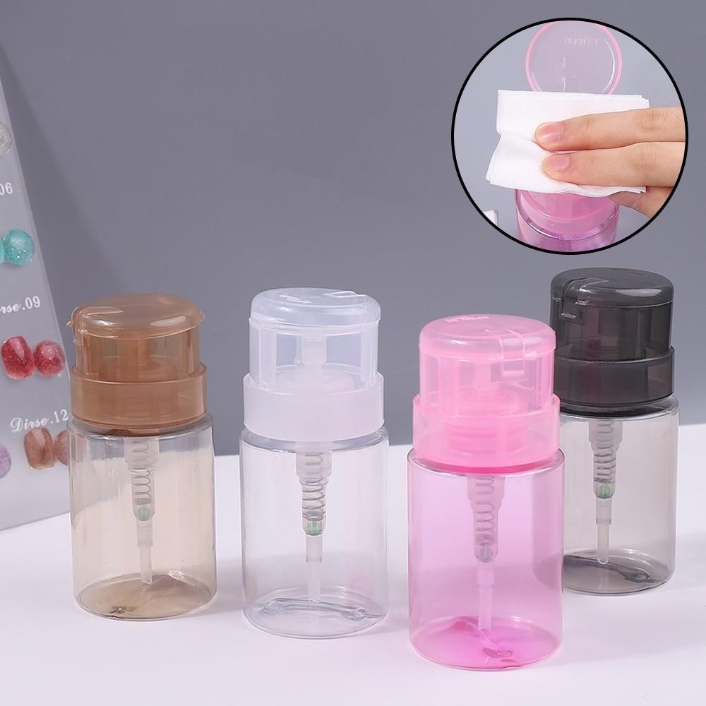 Push-type Pump Dispenser Bottle Empty Makeup Remover Bottle Refillable Bottles For Nail Polish