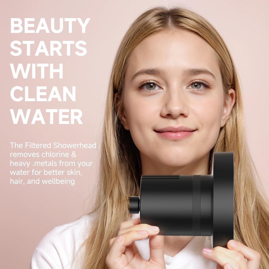 ФИЛЬТРИРОВАННАЯ ГОЛОВКА ДЛЯ ДУША, фильтр для душа высокого давления для более здоровых волос и кожи, уменьшает выпадение волос, защищает волосы, успокаивает сухую кожу