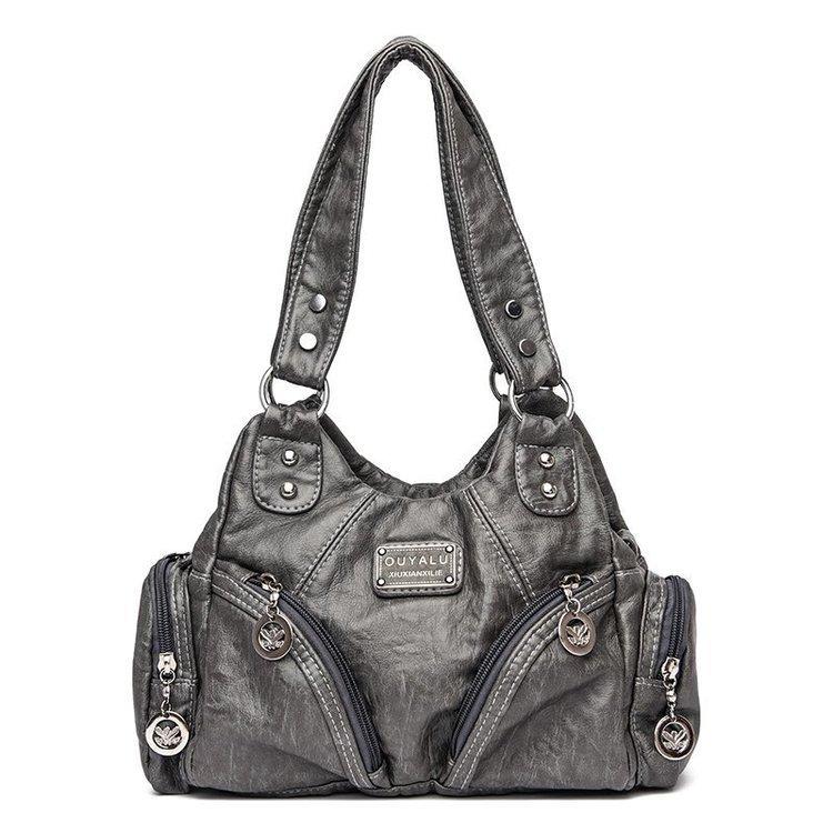Ретро мягкая кожаная сумка-локомотив Tide Crossbody сумка через плечо качественная женская сумка