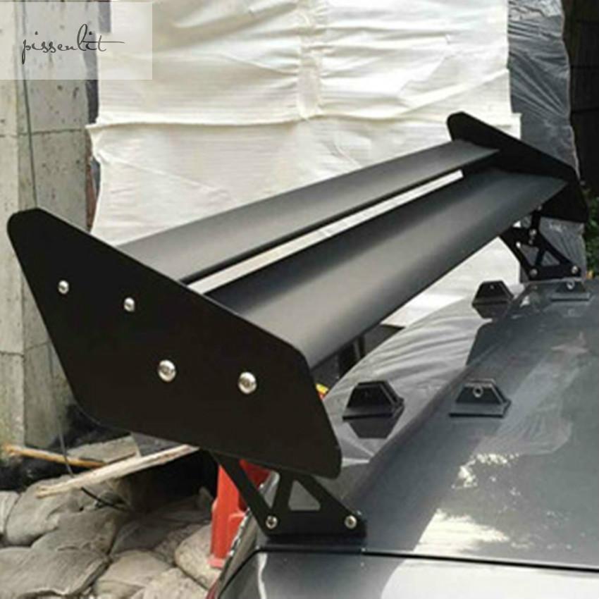 2020 Universa Car Spoiler Double Layer для Sedan Racing Car 135 см Алюминиевый задний багажник GT Spoilers Wing подходит для BMW Honda Wings
