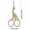 Compact Size Vintage Style Scissors Stainless Steel Craft Cutting Scissors  Artwork trimming