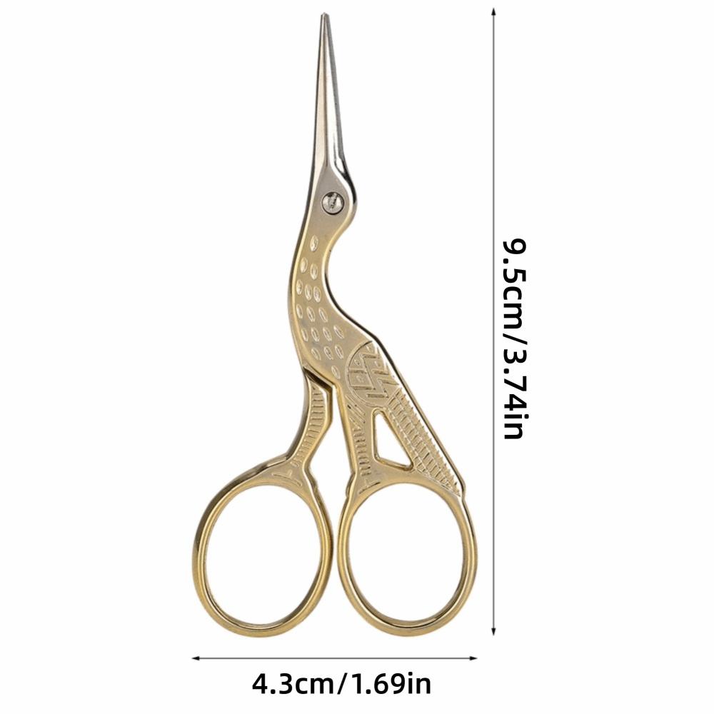 Compact Size Vintage Style Scissors Stainless Steel Craft Cutting Scissors Artwork trimming