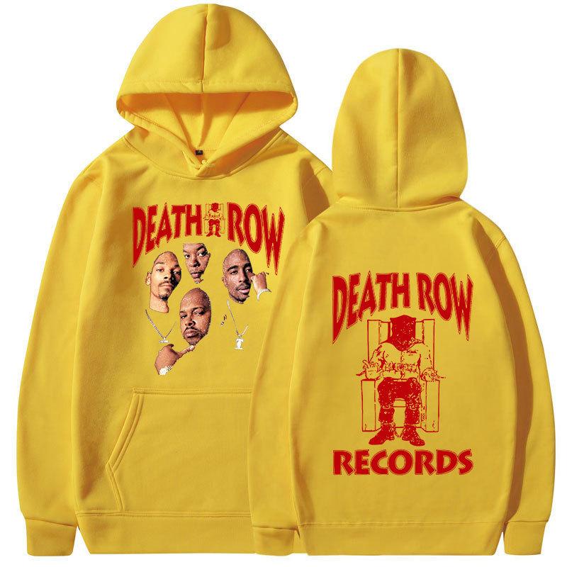 Худи Death Row Records Мужское Женское Высокое Качество