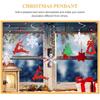 Hanging Swirl Decor Christmas Ornament for Decoration 24Pcs PVC Assorted