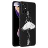 Ballet Girl Black Silicone Phone Case For Xiaomi Redmi Note 10 11 11S 12 13 4G 8 9 11T Pro 5G Plus 8T 9S 10S 12S