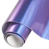 High Gloss Chameleon Purple To Blue Vinyl Wrap Film Motorcycle Car Interior Styling Decals DIY Sticker Sheet Glossy Films Wraps