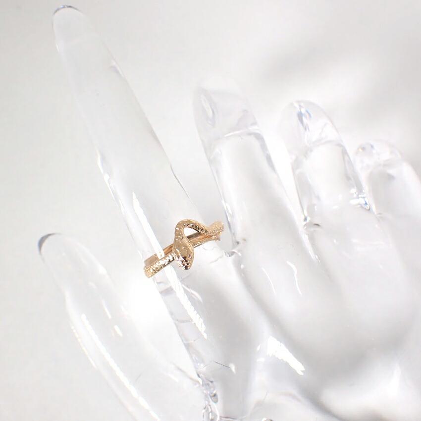 [Used] K18YG Snake Ring /No.9/g466-52