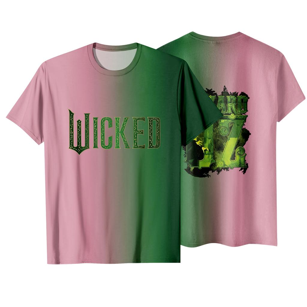 Модная рабочая одежда с коротким рукавом и круглым вырезом, принтованные топы для женщин, летние топы