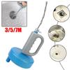 Extendable 5/7/10 Meters Toilet Sink Drain Unblocker Sewer Pipe Plunger Dredge Bathroom Kitchen Cleaning Tools