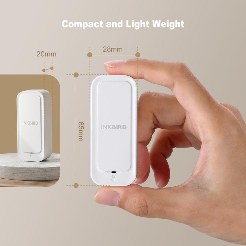 Inkbird ith-11-b wireless thermo-hygrometer app remote control IP65 Waterproof Bluetooth 5.0 temperature and humidity monitor