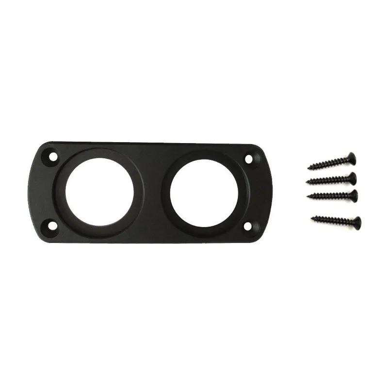 1/2/3/4 DIY автомобильное зарядное устройство USB переключатель вольтметр панель для морского прикуривателя вольтметр розетка панель держатель