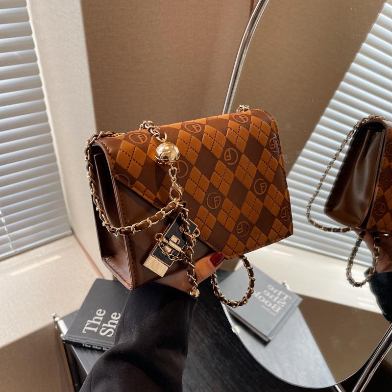 Сумка Новая Повседневная Ромбовидная Универсальная Наплечная Сумка-Мессенджер Маленькая Квадратная Сумка