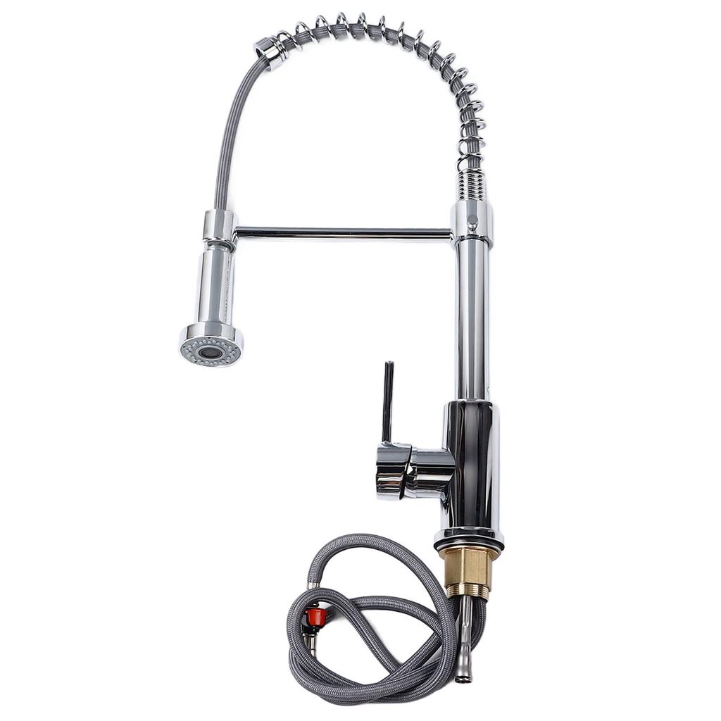 Выдвижной кран с поворотом на 360 градусов для мойки горячей и холодной воды из нержавеющей стали