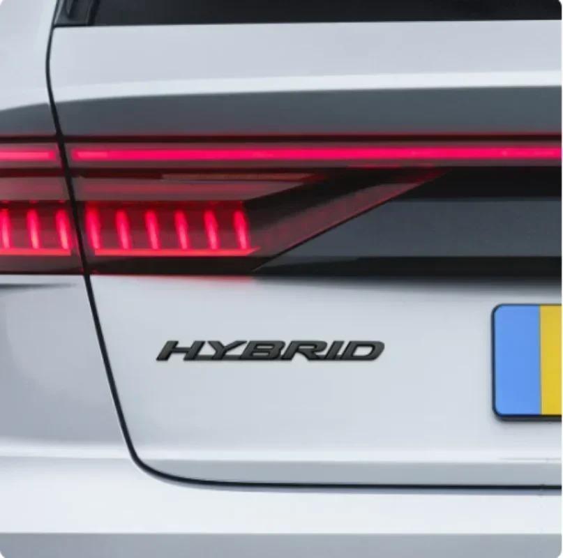 AAPB1 3D Metal HYBRID Logo Rear Trunk Fender Door Emblem Badge Car Sticker Decals for Lexus RX350 NX200 ES300 IS300 LX470 LX570