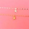 Браслет на щиколотку с подвеской Gold Star Charm Ankle — легкий и регулируемый модный аксессуар для лета и пляжа