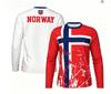 2026 Norway Pattern 3D Printed Sports Football Men's Long Sleeve Outdoor Sports Breathable Quick Drying Fashionable Versatile