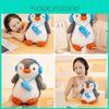 Fish Penguin Earphones Plush Toy Animal Cartoon Doll Can Be Shaped Concave