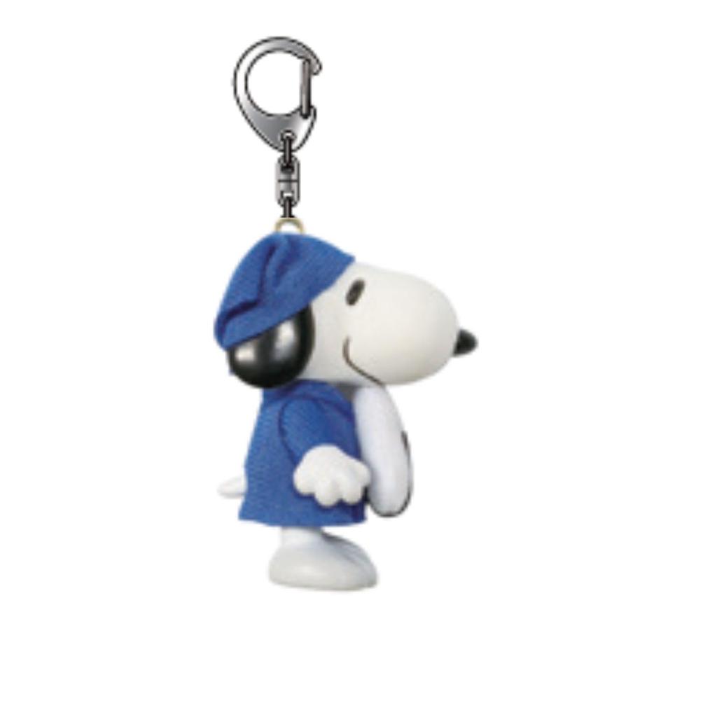 Ushikubo Kogei Snoopy Food Series Costume Keychain, Rice Ball, Approx. 60mm H x 33mm W x 42mm Facial Length, SN-387