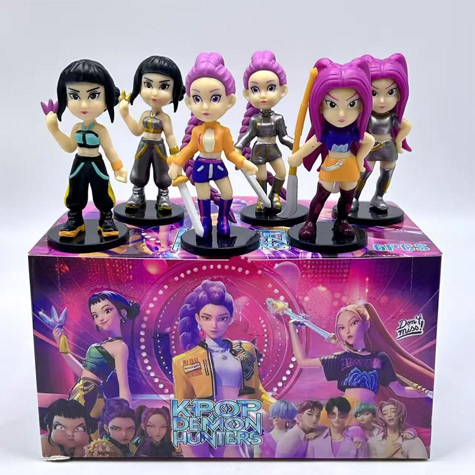 caliente Anime KPop Devil Hunter muñeca vinilo juguete Rumi Mira personaje vinilo máscara ornamento juguete