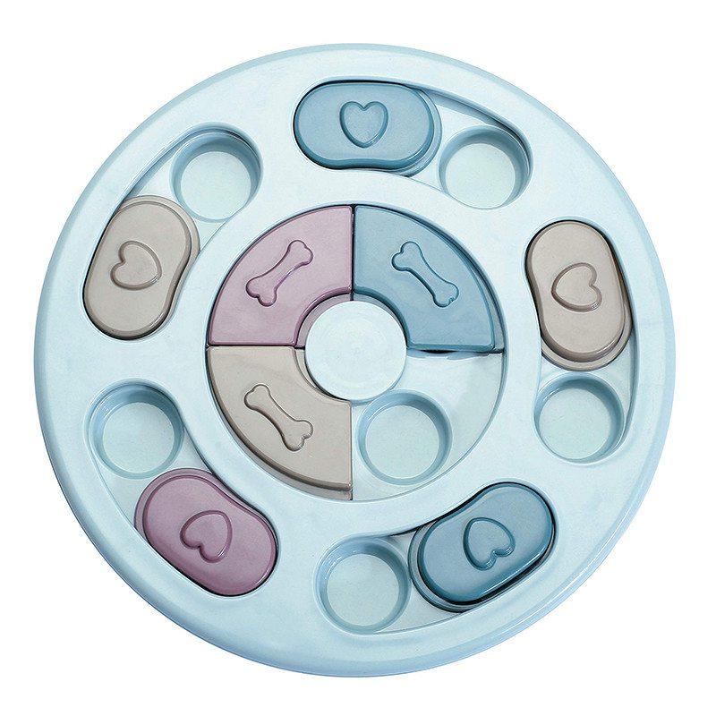 NonSlip Bowl Slow Feeder Slowly Eating Interactive Food Dispenser Dog Puzzle Toys Pet Training Game
