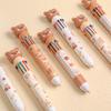10 Colors Ballpoint Pen Cartoon Bear 0.5Mm Colorful Ink Gel Pens Silicone Kawaii Pens School Office Supplies Korean Stationery