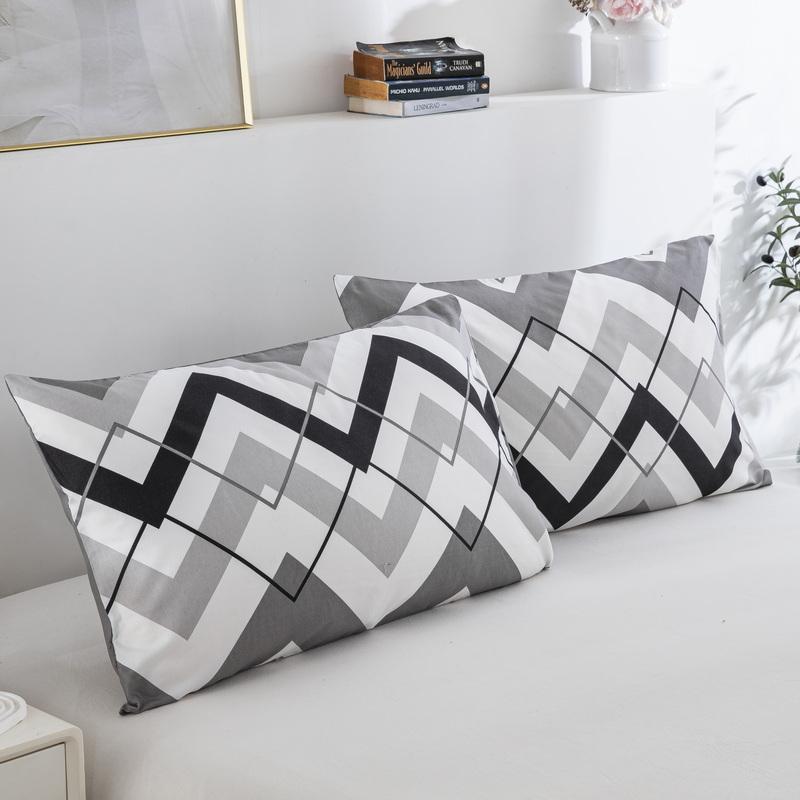 Abstract Geometric Duvet Cover Full Queen Size Wave Pattern Bedding Set Farmhouse Comforter Cover Microfiber Chevron Quilt Cover