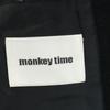 MONKEY TIME шерстяной смесовый пальто-честер L черное Мужское Б/У
