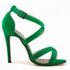New Sexy Women Sandals Fashion Open Toe Ankle Straps High Heels Summer  11cm Thin Heel Party Dress Shoes Shoe