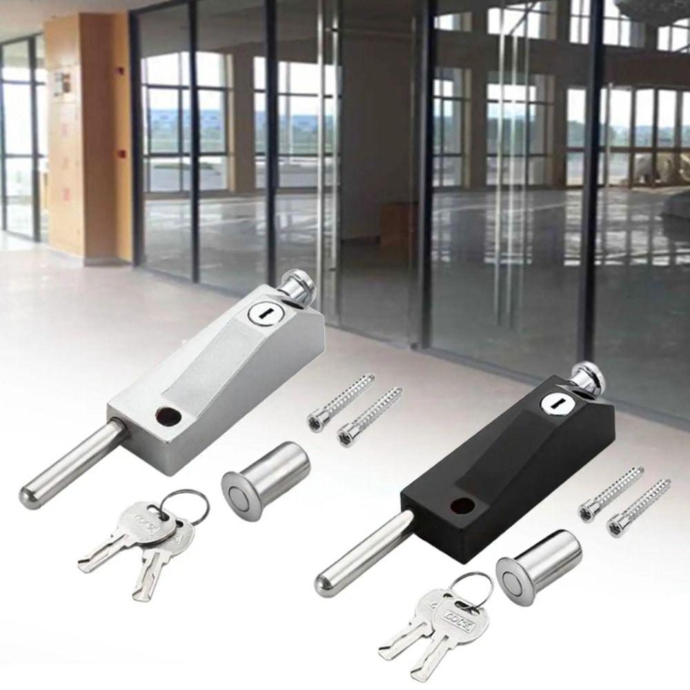 Double Door Lock Floor Bounce Door Lock Anti-Theft Glass Door Lock Glass Door