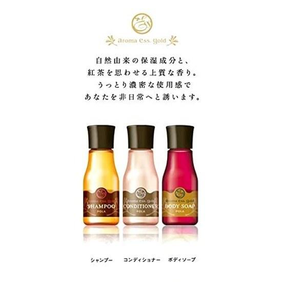POLA Aroma Esse Gold Шампунь Кондиционер Гель для душа Набор из 3 предметов