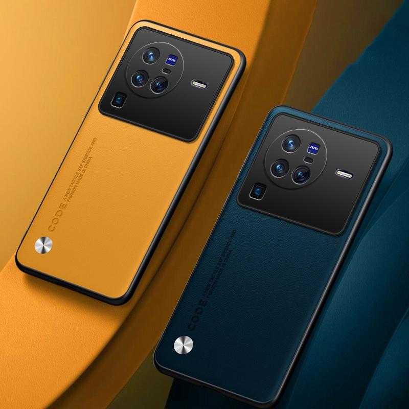 Роскошный чехол из искусственной кожи для Vivo X80 Pro X80 Lite X Note, силиконовый защитный чехол для телефона Vivo X70 X90 Pro Plus 5G Coque