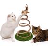 Creative Cat Scratching Tray Plush Sparrow Interactive Cat Toy Cat Spring Toy  Indoor Play