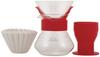 Kalita Coffee Dripper Set for 2 To 4 Wave Style Up Red Drip Equipment For 2 For 4 For 2 For 4 Drip Coffee Sixtieth Respect for the Aged People, #185