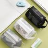 1PC Travel Mesh Cosmetic Bag Zipper Makeup Bag For Women Wash Toiletry Bag Makeup Organizer Portable Storage Pouch