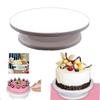 Cake Turntable Icing Turntable, DIY Plastic Baking For Cake Decoration Thickened And Enlarged Base Silent Hinge